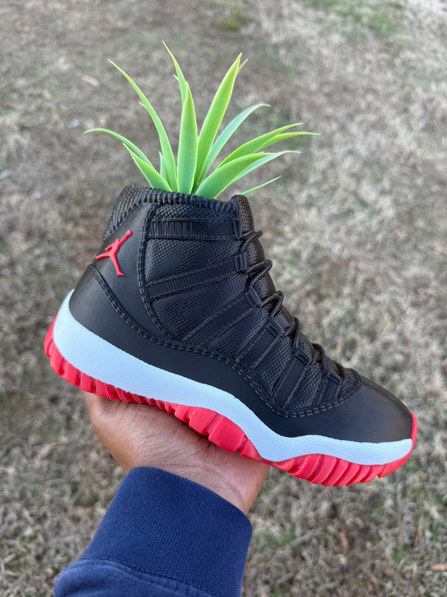 3D Printed AJ11 Bred Sneaker Planter